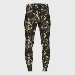 Тайтсы мужские Раки камуфляж, цвет: 3D-принт