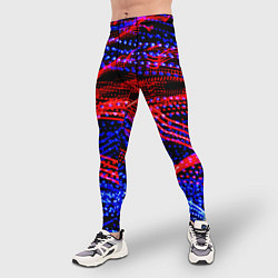 Тайтсы мужские Neon vanguard pattern 2022, цвет: 3D-принт — фото 2