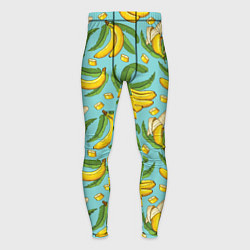 Тайтсы мужские Banana pattern Summer Fashion 2022, цвет: 3D-принт
