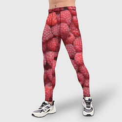 Тайтсы мужские Малина - ягоды, цвет: 3D-принт — фото 2
