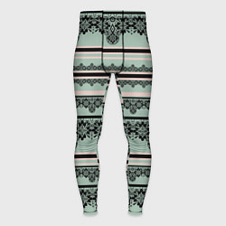 Мужские тайтсы Black lace черное кружево