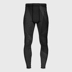 Мужские тайтсы Черный матовый