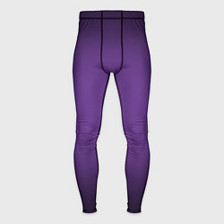 Тайтсы мужские Оттенок индиго в черной виньетке, цвет: 3D-принт