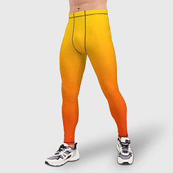 Тайтсы мужские Жаркий день, цвет: 3D-принт — фото 2