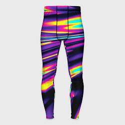 Тайтсы мужские Glitch colors, цвет: 3D-принт