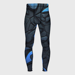 Мужские тайтсы Blue black abstract texture