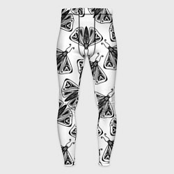 Мужские тайтсы Butterflies - gothic pattern