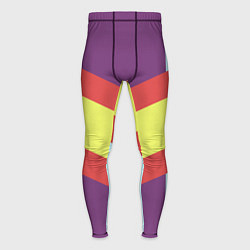 Тайтсы мужские Винтажный цвет 60 годов, цвет: 3D-принт