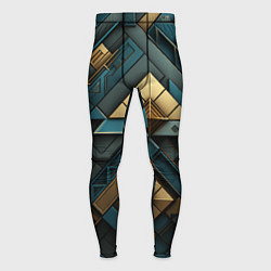 Тайтсы мужские Геометрический узор в египетском стиле, цвет: 3D-принт