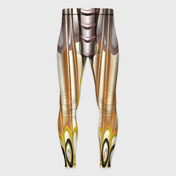 Тайтсы мужские Абстрактный рисунок по мотивам крыла бабочки, цвет: 3D-принт