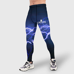 Тайтсы мужские Counter Strike - lightning, цвет: 3D-принт — фото 2