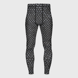 Тайтсы мужские Текстура змеиная кожа, цвет: 3D-принт