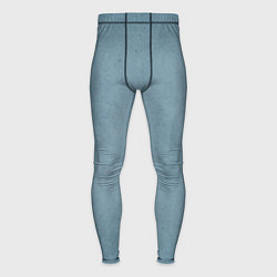 Тайтсы мужские Бирюзовый флёр, цвет: 3D-принт
