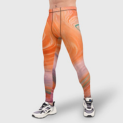 Тайтсы мужские Мраморный паттерн, цвет: 3D-принт — фото 2
