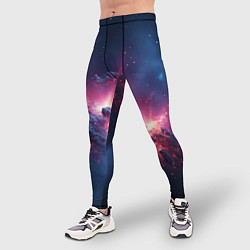 Тайтсы мужские Взрыв в космосе, цвет: 3D-принт — фото 2