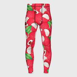 Тайтсы мужские Экзотический фрукт личи, цвет: 3D-принт