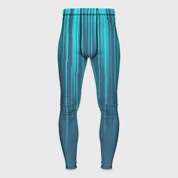 Тайтсы мужские Абстракция вертикальные линии, цвет: 3D-принт