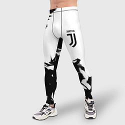 Тайтсы мужские Juventus smoke black fire, цвет: 3D-принт — фото 2