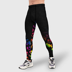 Тайтсы мужские Marshmello neon dj, цвет: 3D-принт — фото 2
