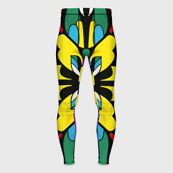 Тайтсы мужские Яркий калейдоскоп, цвет: 3D-принт