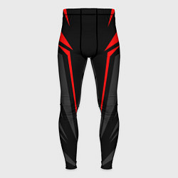 Тайтсы мужские Sport uniform - red, цвет: 3D-принт