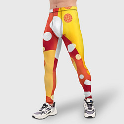 Тайтсы мужские Теплая африканская абстракция, цвет: 3D-принт — фото 2