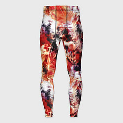 Тайтсы мужские Огненные перья, цвет: 3D-принт