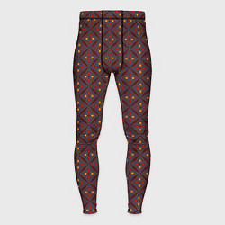 Тайтсы мужские Церковный витраж, цвет: 3D-принт