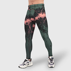 Тайтсы мужские Гранж потертая текстура, цвет: 3D-принт — фото 2