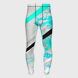Мужские тайтсы Color white light blue