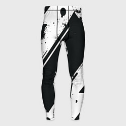 Мужские тайтсы Color black white
