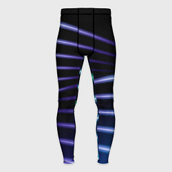 Мужские тайтсы Color black blue