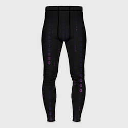 Мужские тайтсы Color black pink