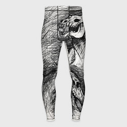 Мужские тайтсы Черепа лошадей