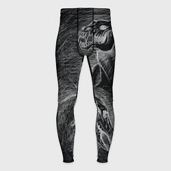 Тайтсы мужские Черепа лошадей - эскиз, цвет: 3D-принт