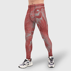 Тайтсы мужские Черепа лошадей - эскиз, цвет: 3D-принт — фото 2