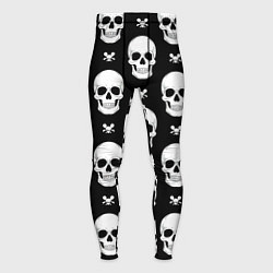 Мужские тайтсы Черепной фон