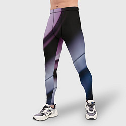 Тайтсы мужские Multicoloured, цвет: 3D-принт — фото 2