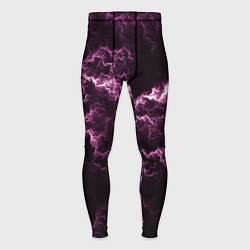 Тайтсы мужские Lightning pink glow, цвет: 3D-принт