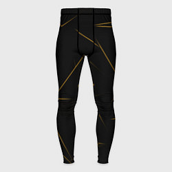 Мужские тайтсы Color yellow line