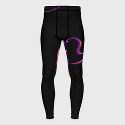 Тайтсы мужские Color pink abstraction, цвет: 3D-принт