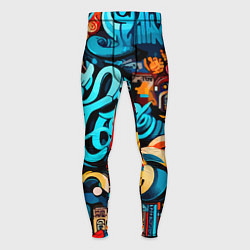 Тайтсы мужские Abstract graffiti - ai art, цвет: 3D-принт
