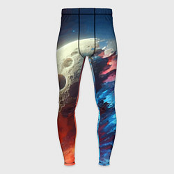 Мужские тайтсы Разрыв космического тела - нейроарт