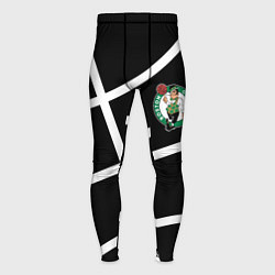 Тайтсы мужские Boston Celtics black, цвет: 3D-принт