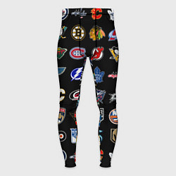 Мужские тайтсы Команды НХЛ на черном фоне
