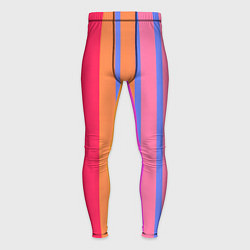 Мужские тайтсы Теплые цветные полосы