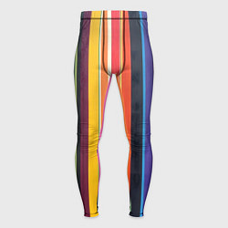 Мужские тайтсы Разноцветная полоска