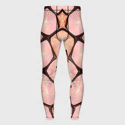 Мужские тайтсы Розовые пятна жирафа