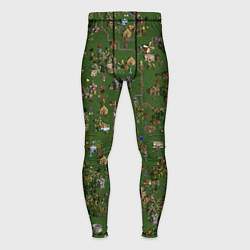 Тайтсы мужские Земли Замка - Герои 3, цвет: 3D-принт