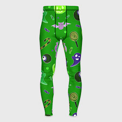 Мужские тайтсы Halloween green